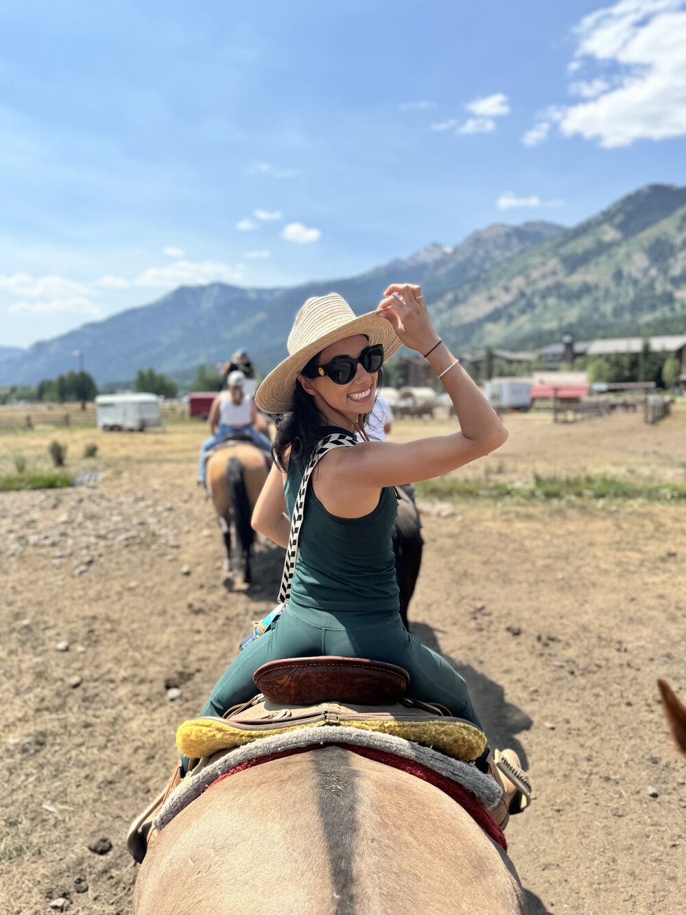 Jess on a ranch out west
